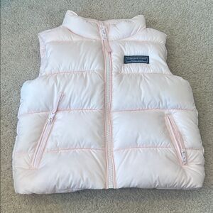 Vineyard Vines Pale Pink Quilted Puffer Vest